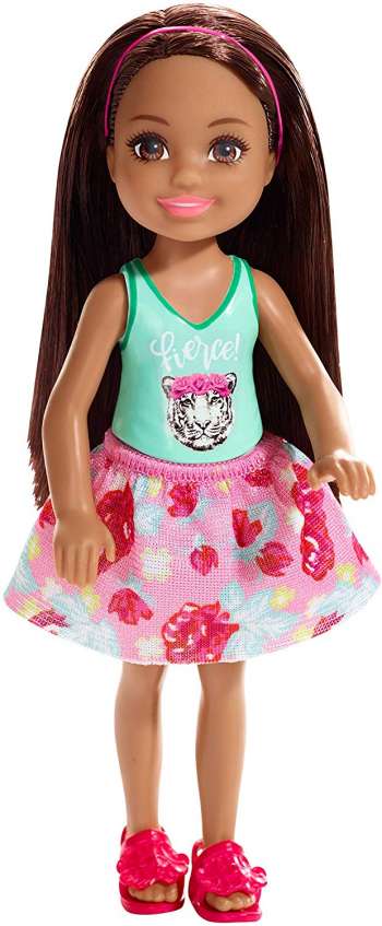 Barbie - Chelsea and Friends Doll - Fierce Tiger Graphic Shirt (FXG79)