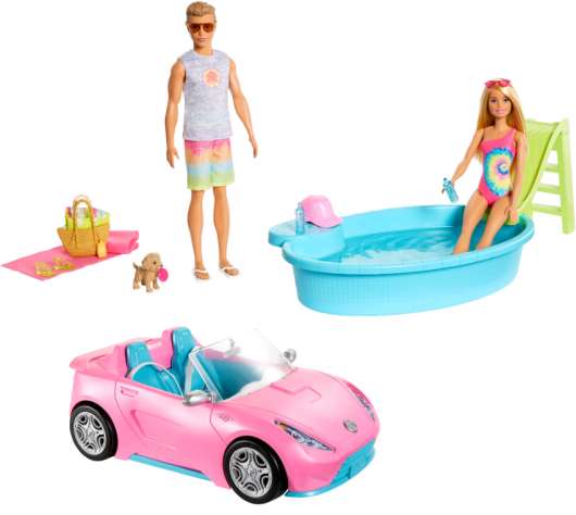 Barbie - Dolls, Vehicle and Accessories (GJB71)