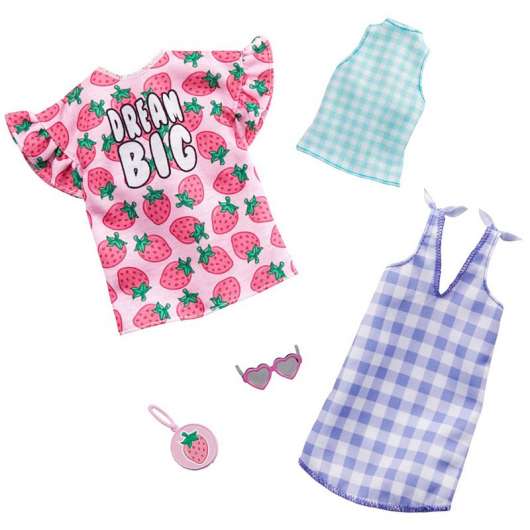 Barbie - Fashions: 2-Packs - Checkers and Strawberries (GHX61)