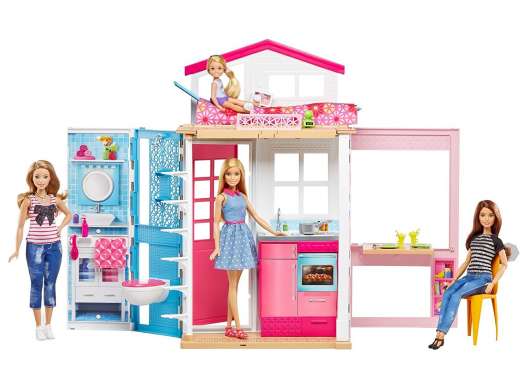 Barbie - Large Playhouse with Doll (DVV48)