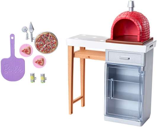 Barbie - Outdoor Furniture - Brick Pizza Oven (FXG39)