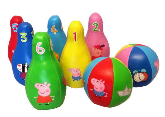 Barbo Toys - Peppa Pig Soft Bowling Set (8990)