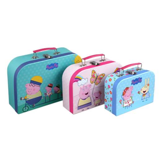 Barbo Toys - Peppa Pig Suitcases - 3 pcs set (8995)