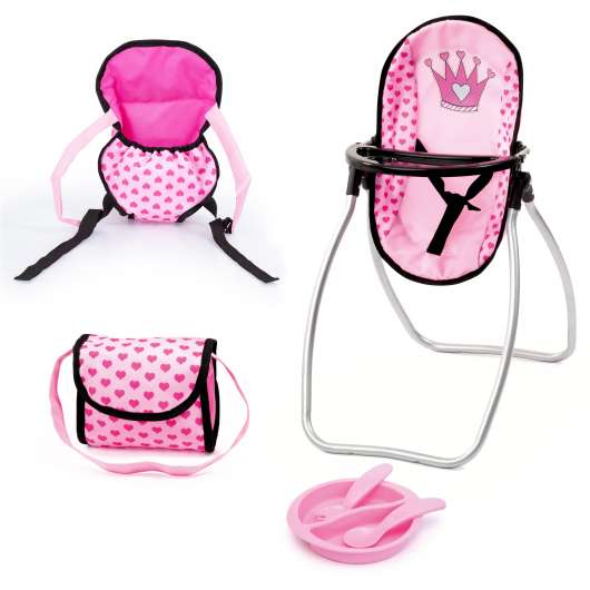 Bayer - Dolls Accessories Set - Pink (63698AB)