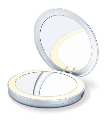 Beurer - BS39 Illuminated Cosmetics Mirror & Powerbank - 3 Years Warranty