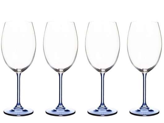 Bitz -  Wine Glasse 45 cl 4 pcs - Blue (911947)