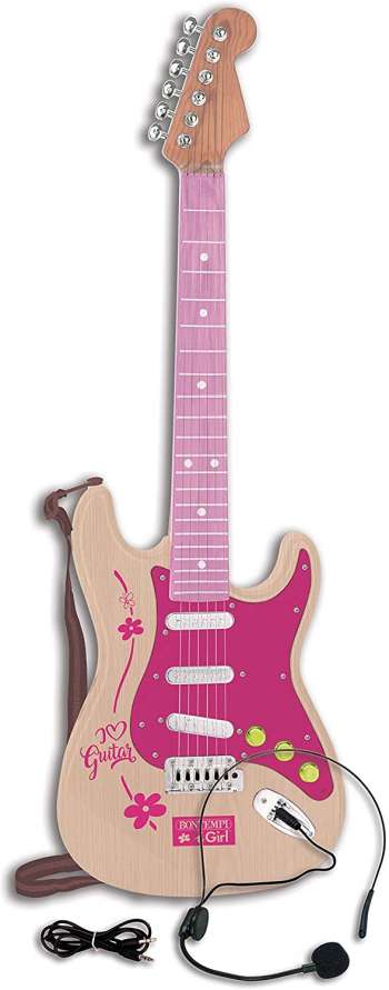 Bontempi - Pink electronic rock guitar (241371)