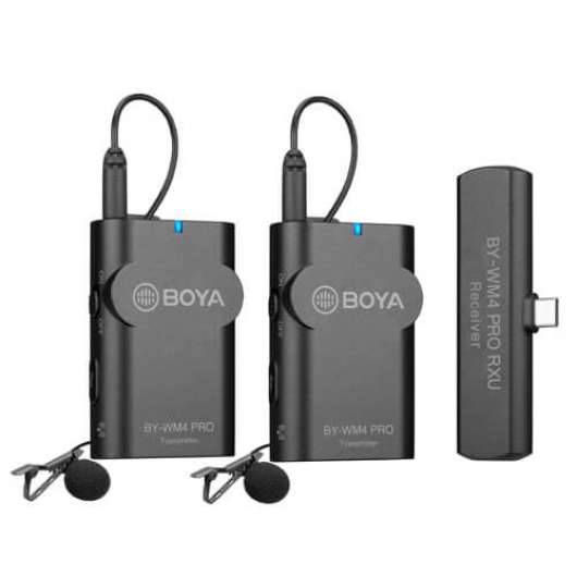 Boya - Microphone  BY-WM4 Pro K6 Lavalier x2 Wireless USB-C