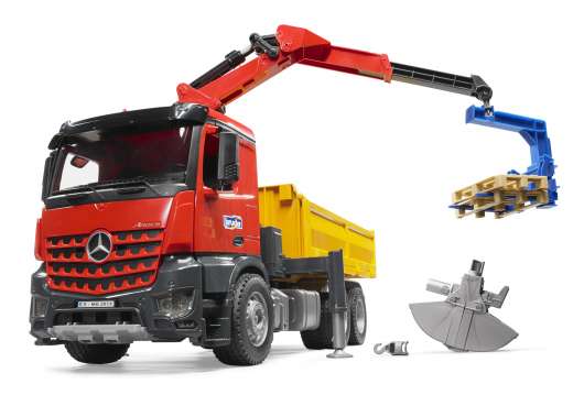 Bruder - MB Arocs Construction Truck with Crane and Accessories (BR3651)