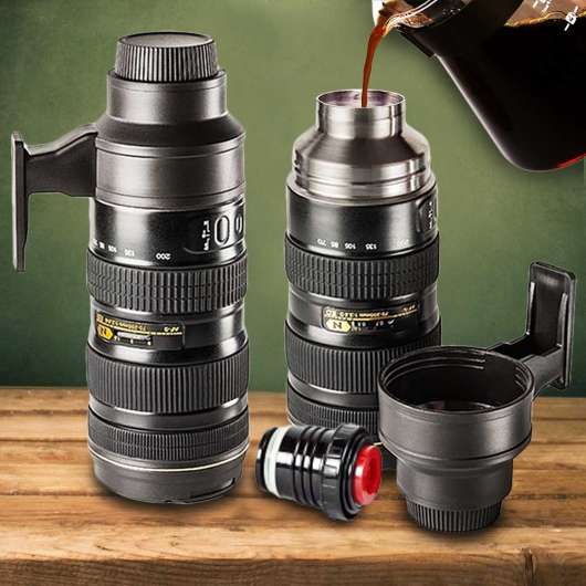 Camera Lens Thermos Can (02610)