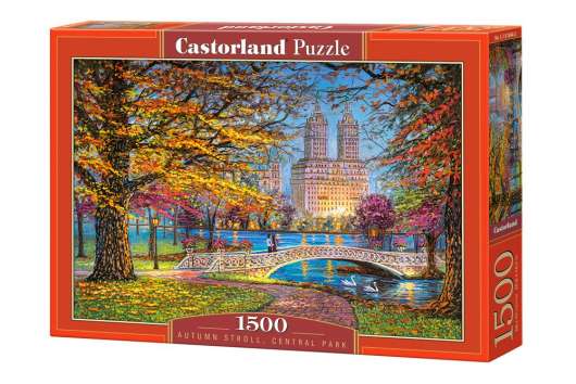 Castorland - Puzzle 1500 Pieces - Autumn Stroll in Central Park, NY (C-151844)